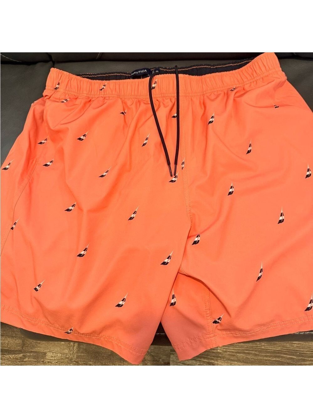 Nautica Men's Orange Swim Shorts NWT
